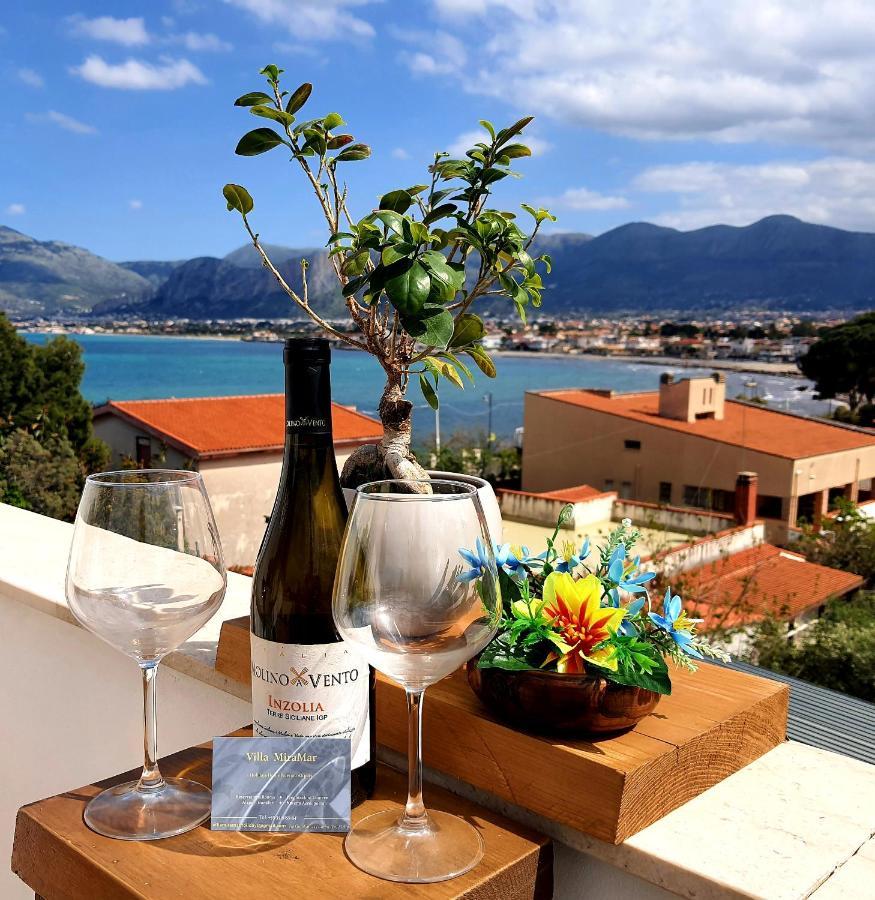 Villa MiraMar Luxury Suite Palermo Airport Carini Esterno foto